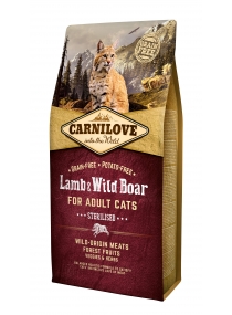 Image produit LAMB WILD BOAR CAT ADULT STERILISED